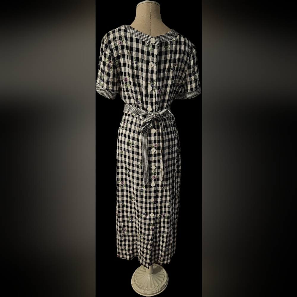 S.L. Fashions Checkered Mother Daughter Dress - Picture 4 of 4